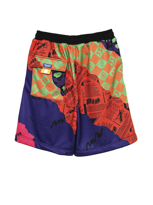MULTIPRINT BERMUDA SHORTS