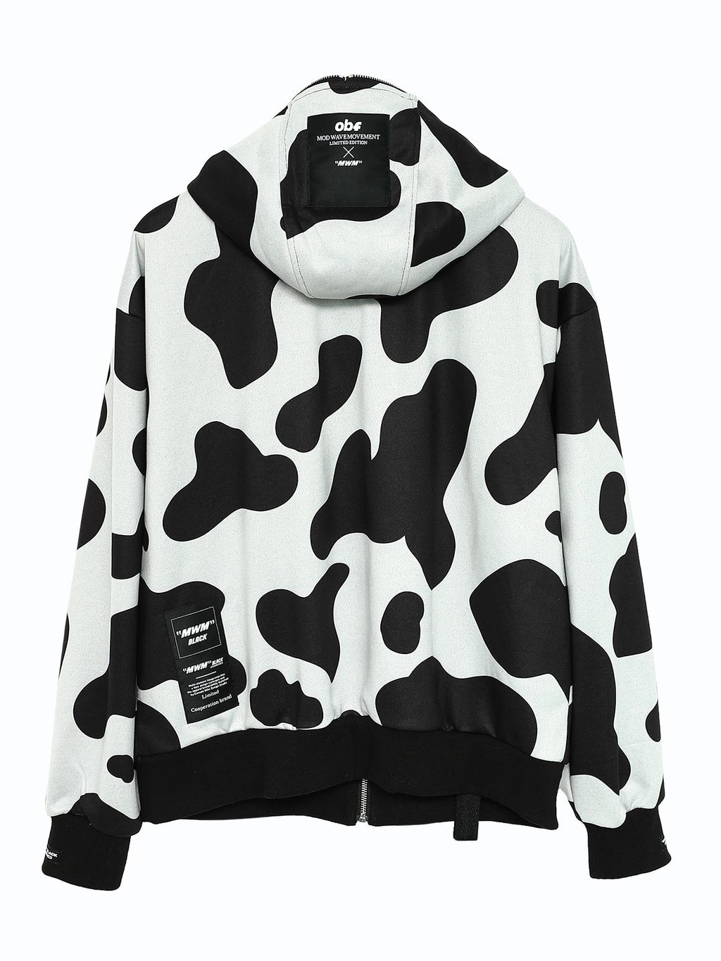 COW PRINT SWEATSHIRT
