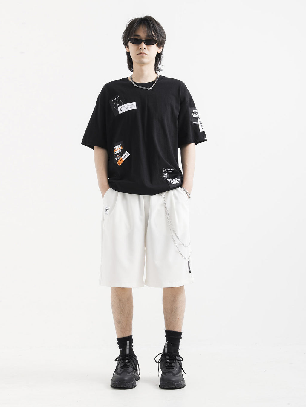 BERMUDA SHORTS WITH CHAIN MWM