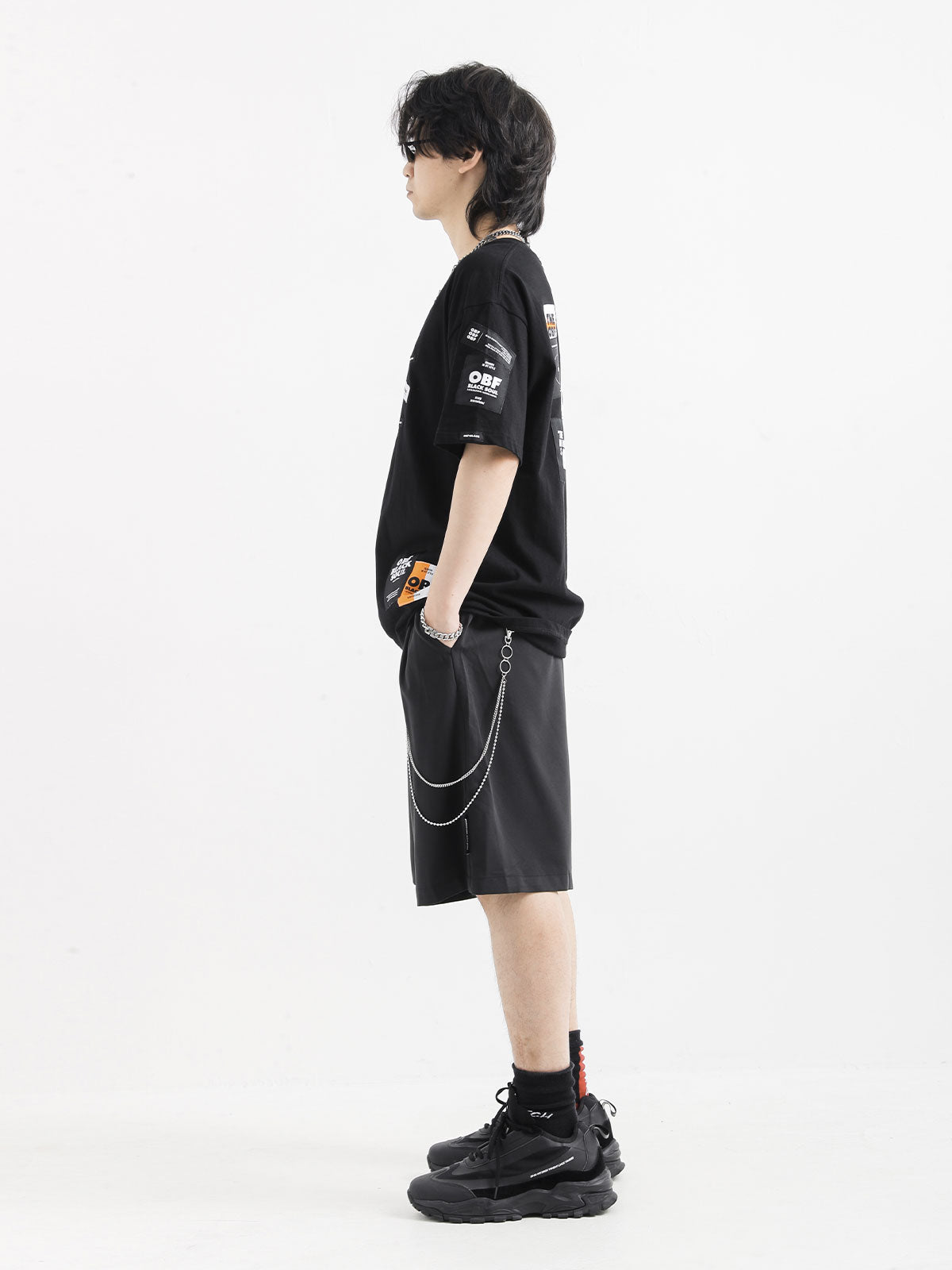 BERMUDA SHORTS WITH CHAIN MWM