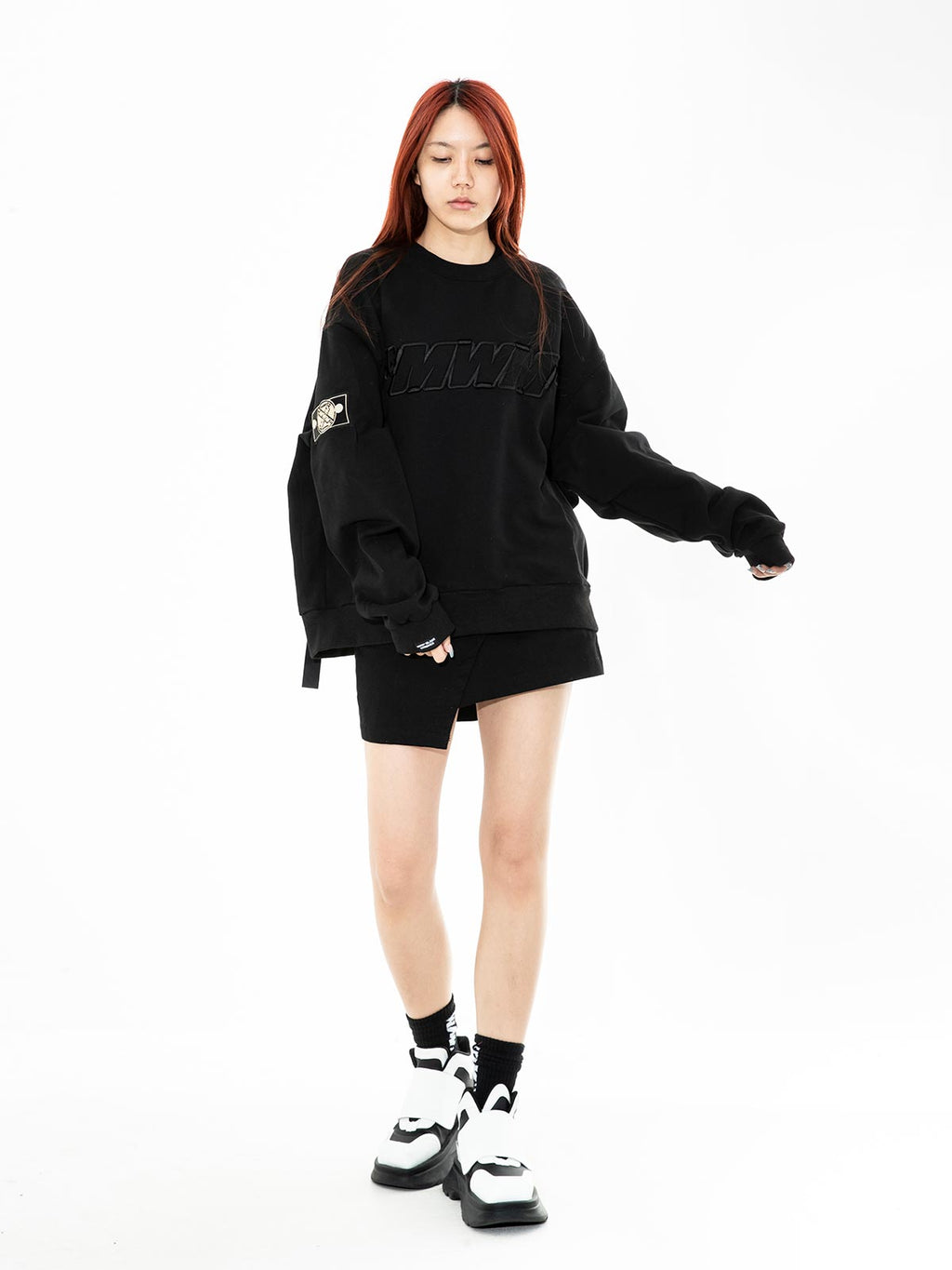 EMBROIDERED MWM LOGO SWEATSHIRT