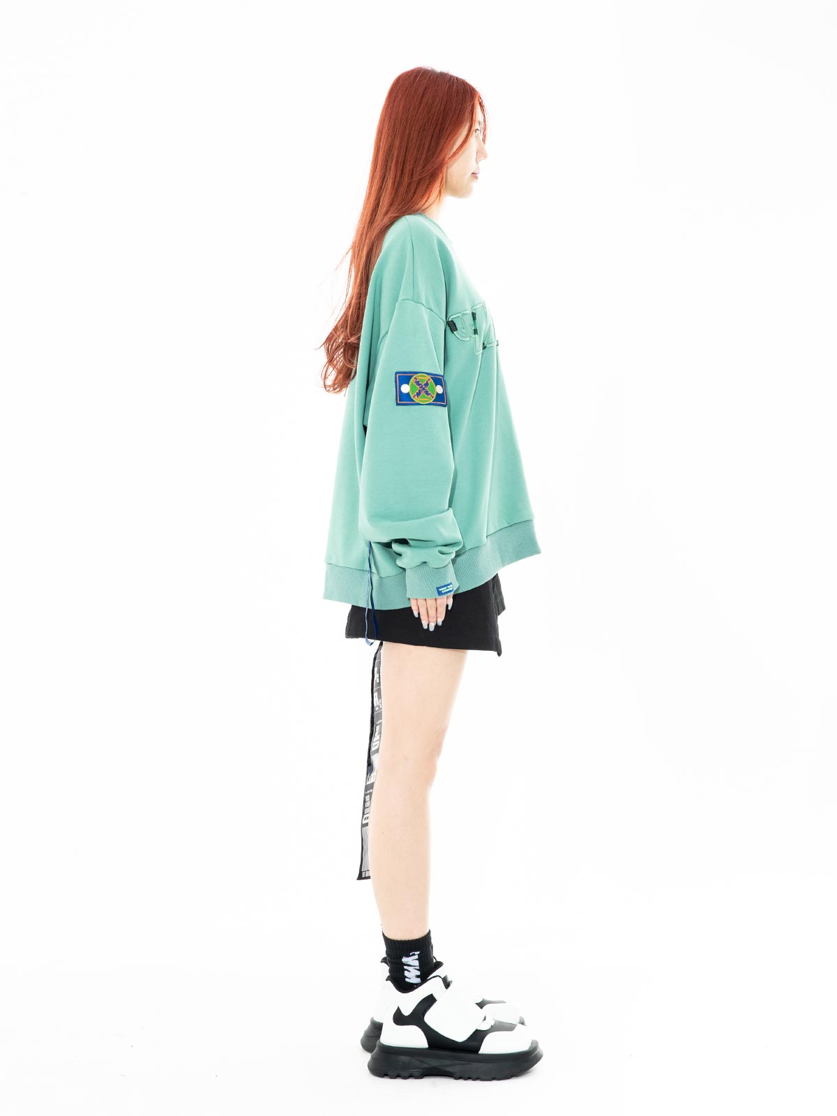 EMBROIDERED MWM LOGO SWEATSHIRT