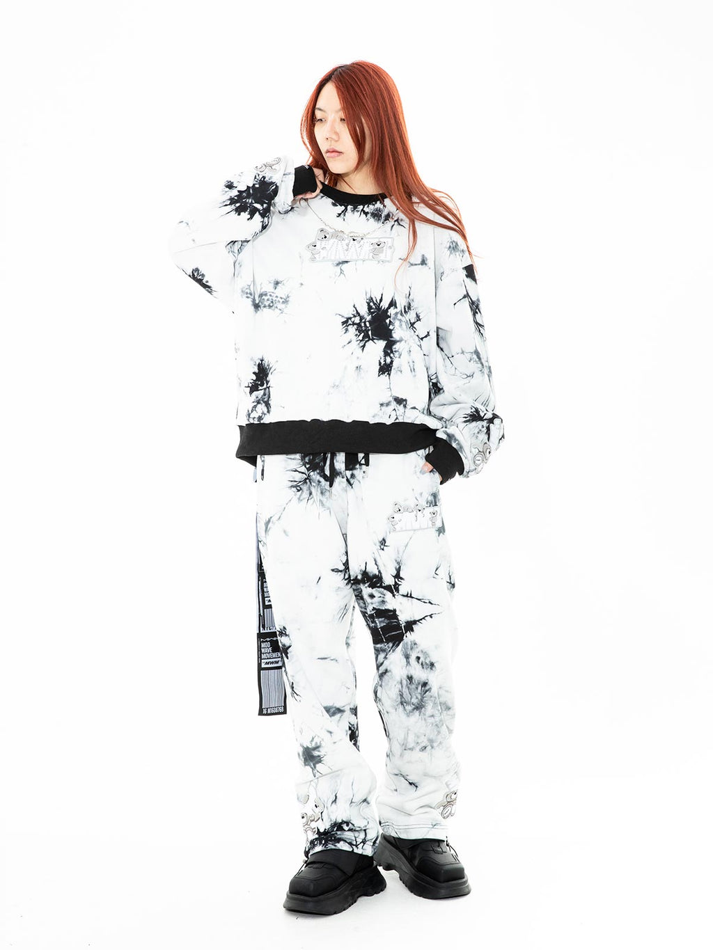 TEDDY TIE DYE SWEATER