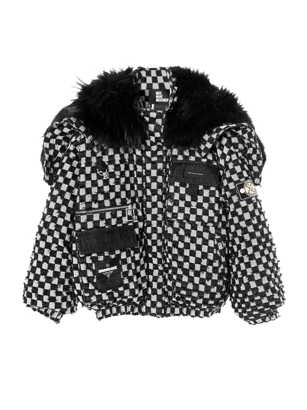 QUILTED DENIM COAT