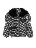 QUILTED DENIM COAT