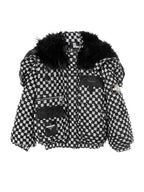 QUILTED DENIM COAT