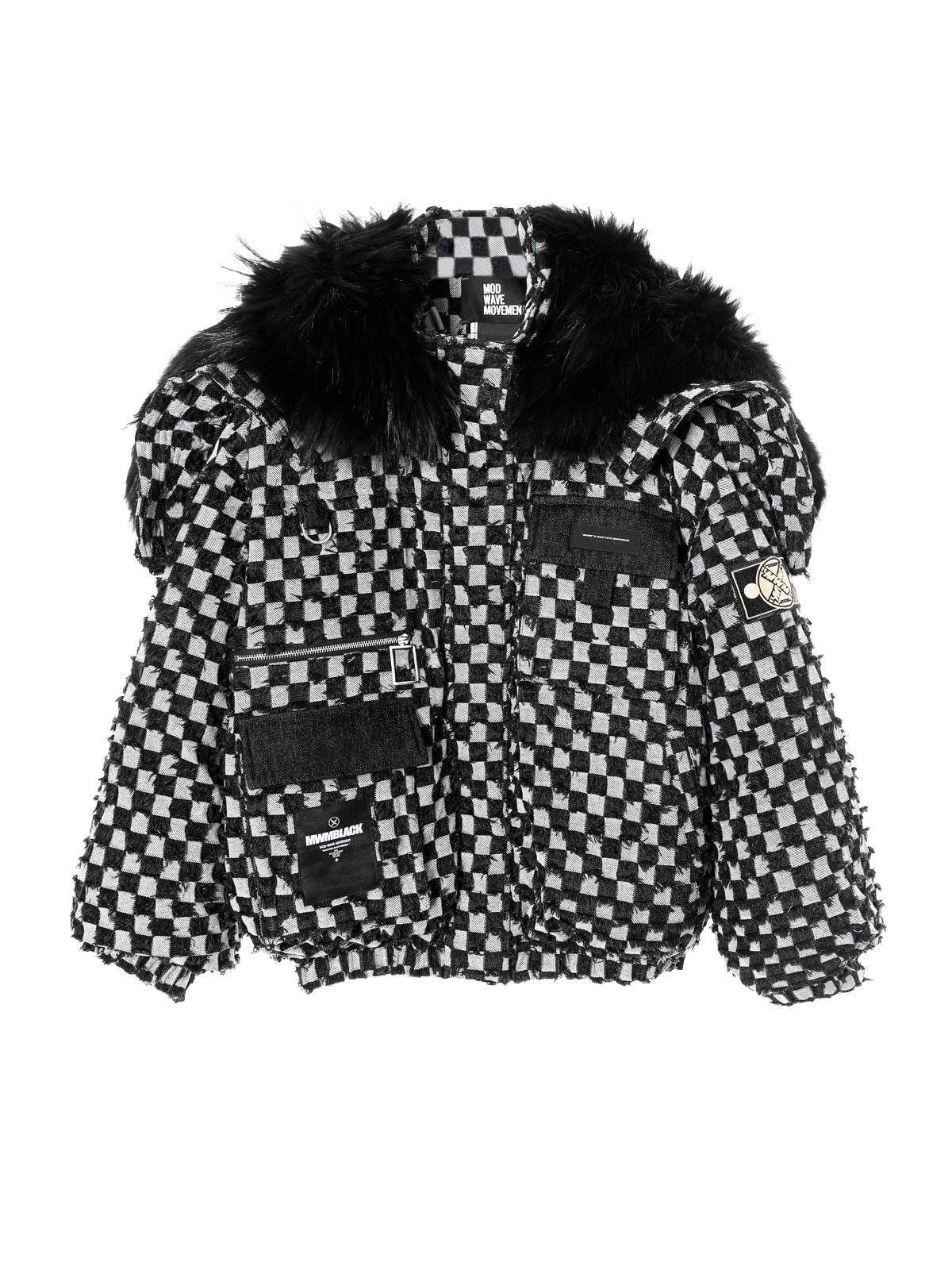 QUILTED DENIM COAT