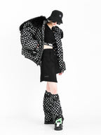 QUILTED DENIM COAT