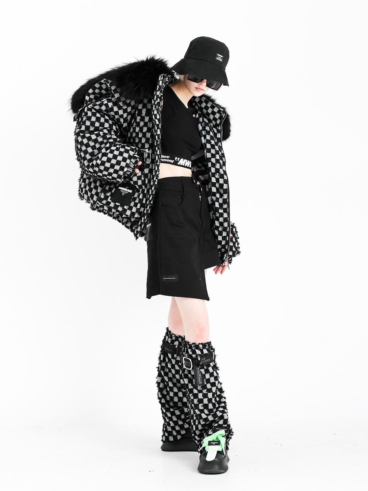 QUILTED DENIM COAT