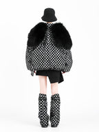 QUILTED DENIM COAT