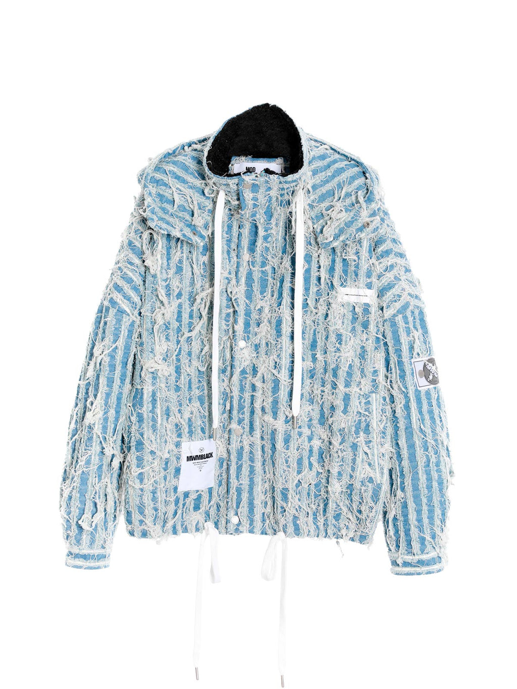 HOODED DENIM JACKET
