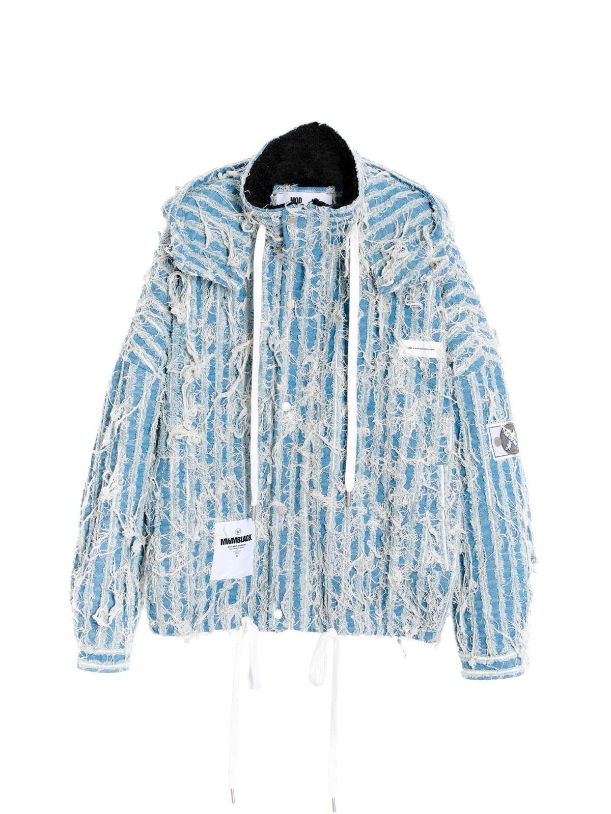 HOODED DENIM JACKET