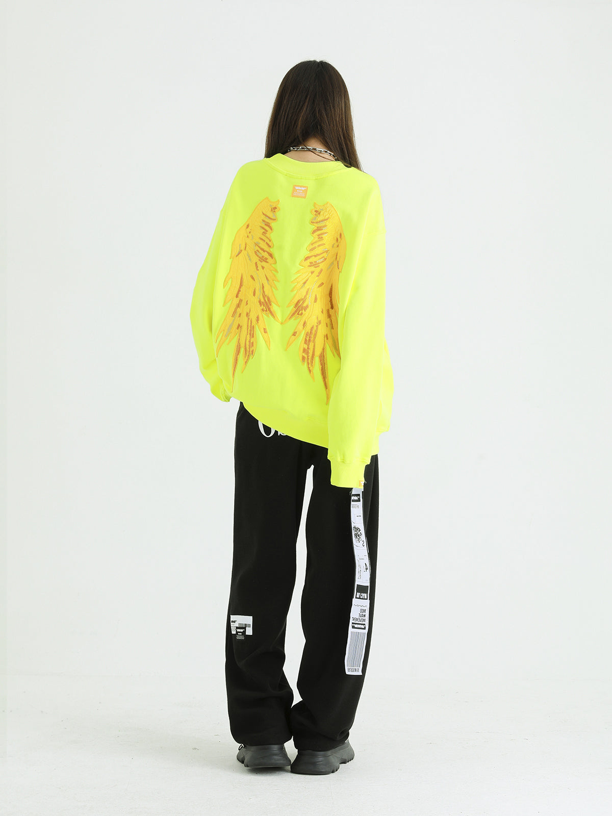 EMBROIDERED WINGS SWEATSHIRT