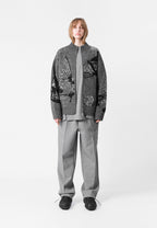 MWM KNITTED CARDIGAN WITH ZIPPER