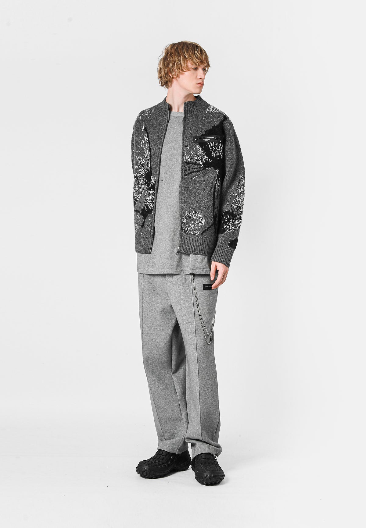 MWM KNITTED CARDIGAN WITH ZIPPER