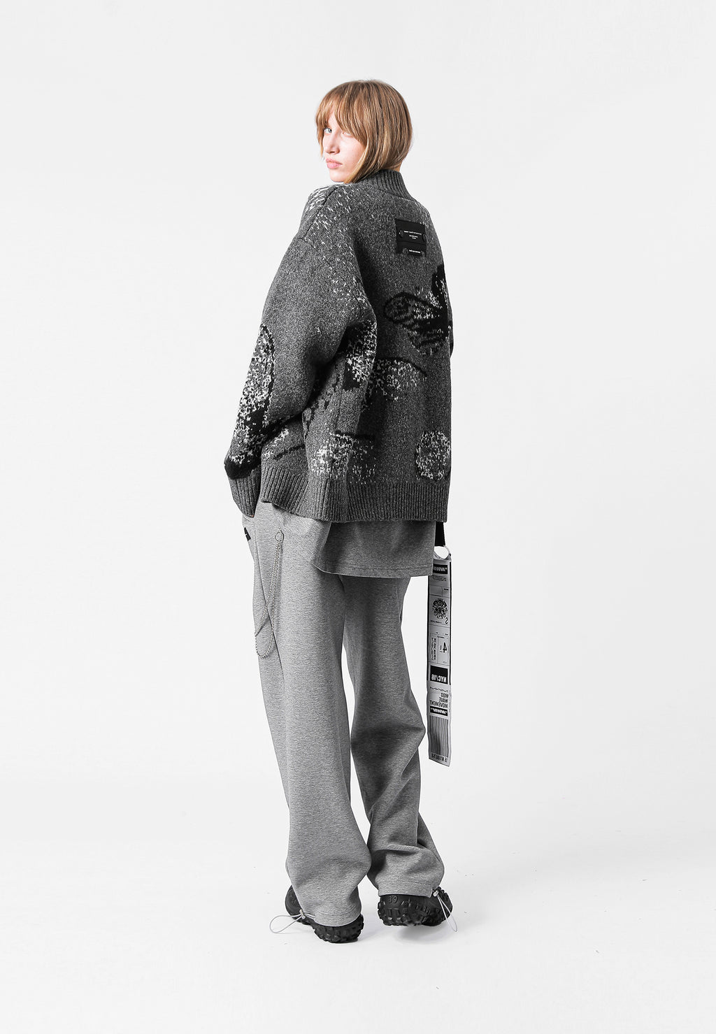MWM KNITTED CARDIGAN WITH ZIPPER
