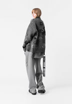 MWM KNITTED CARDIGAN WITH ZIPPER