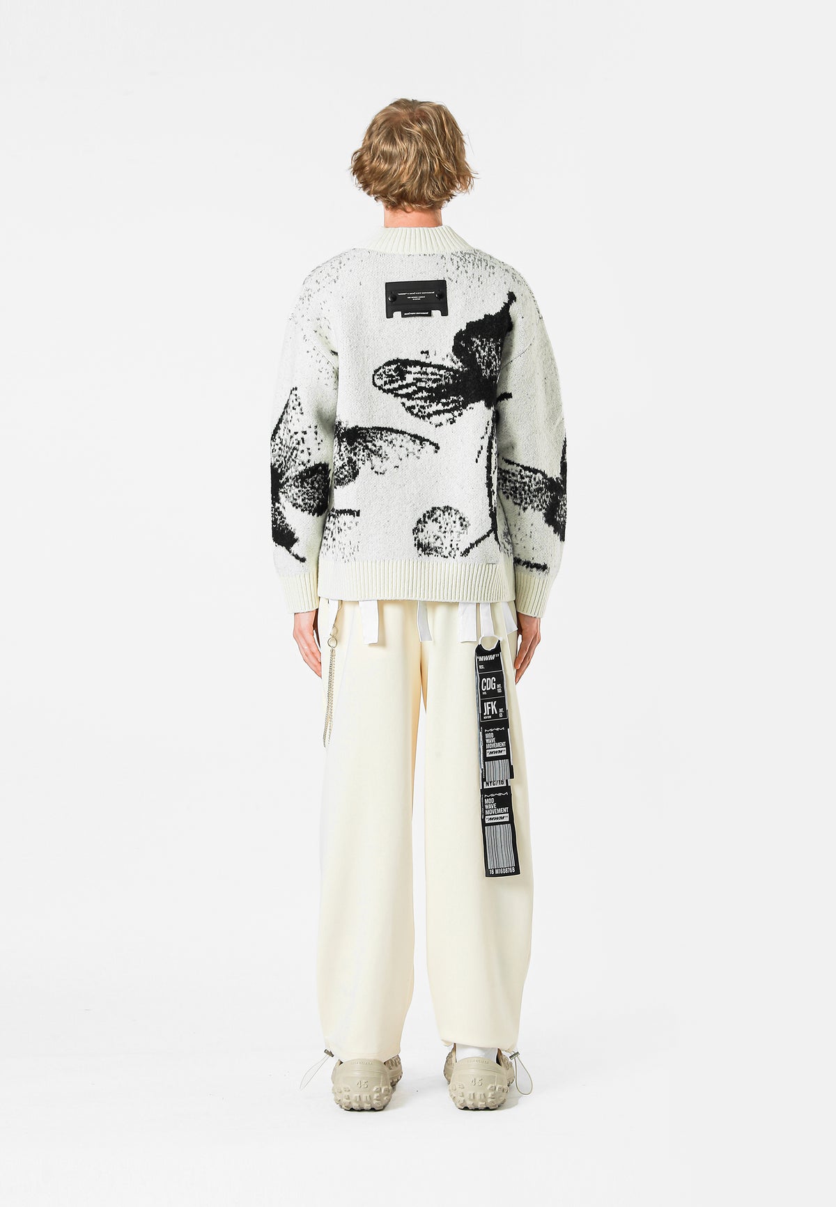 MWM KNITTED CARDIGAN WITH ZIPPER