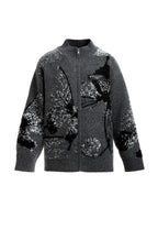 MWM KNITTED CARDIGAN WITH ZIPPER