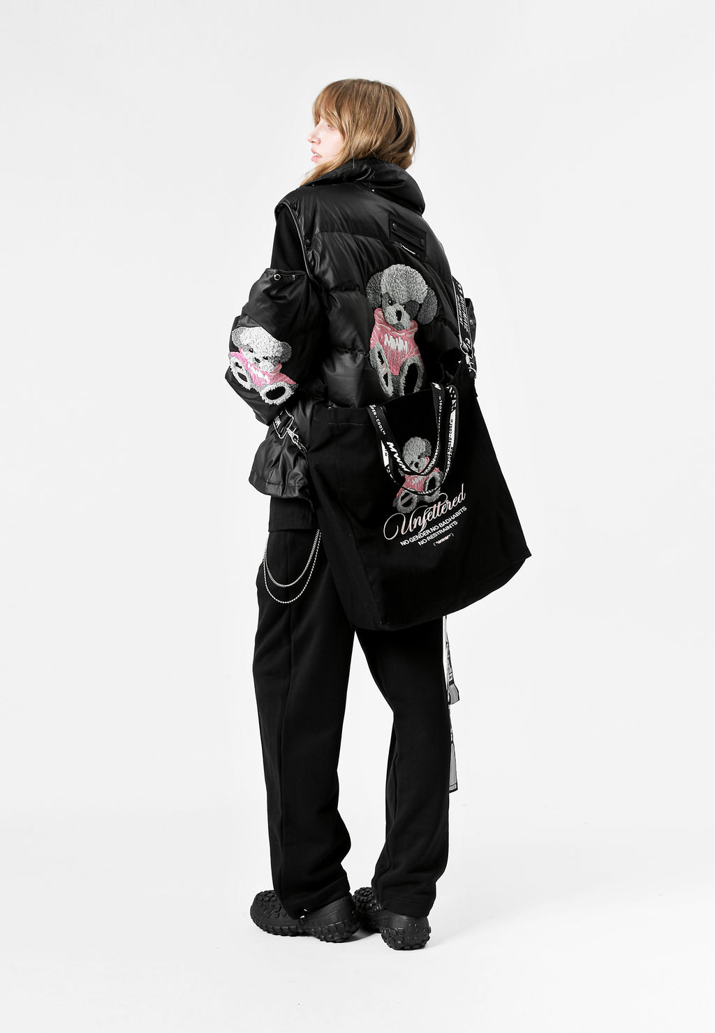 MIKE TEDDY TOTE BAG
