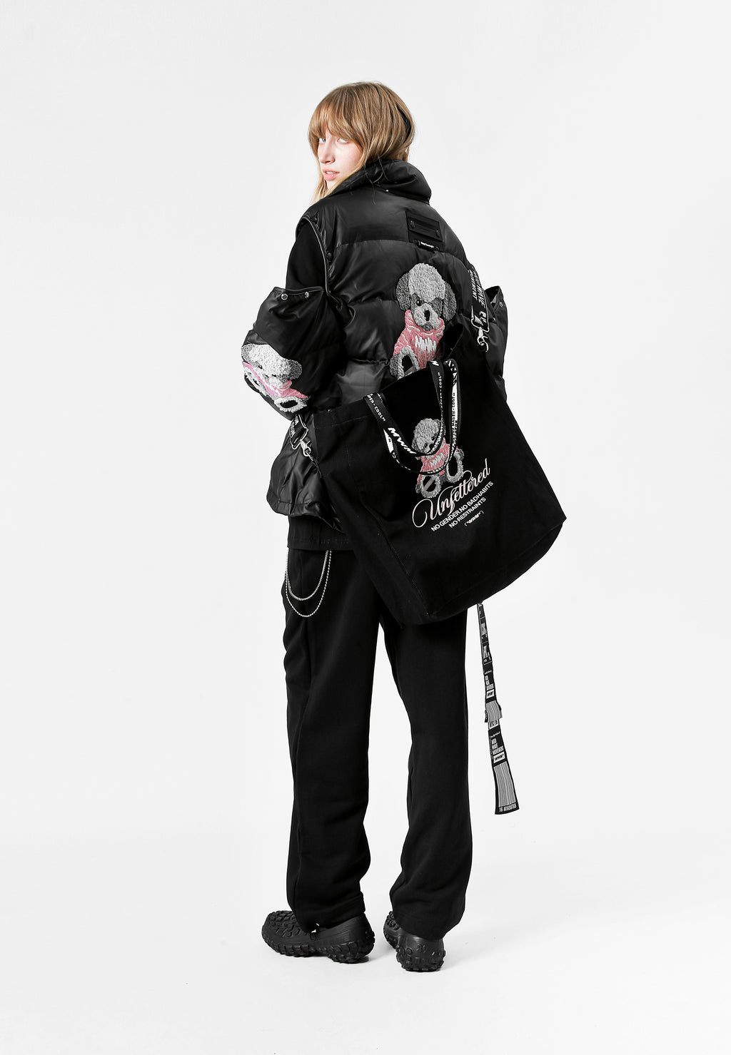 MIKE TEDDY TOTE BAG