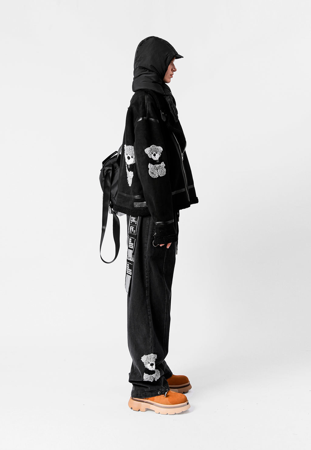 MWM HOODED SCARF