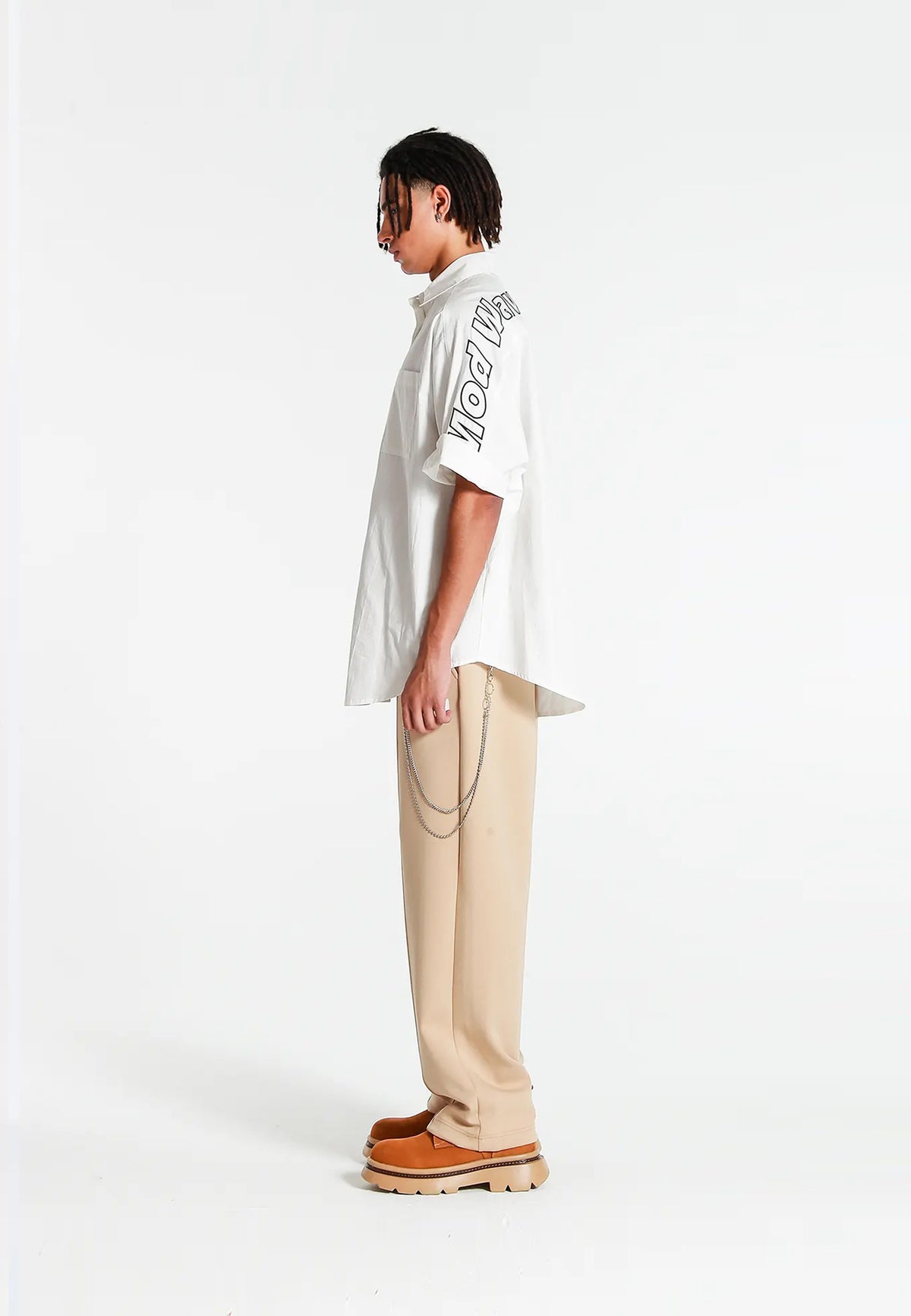 PANTALÓN DE PUNTO MWM CON CADENA