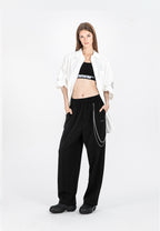 PANTALÓN DE PUNTO MWM CON CADENA