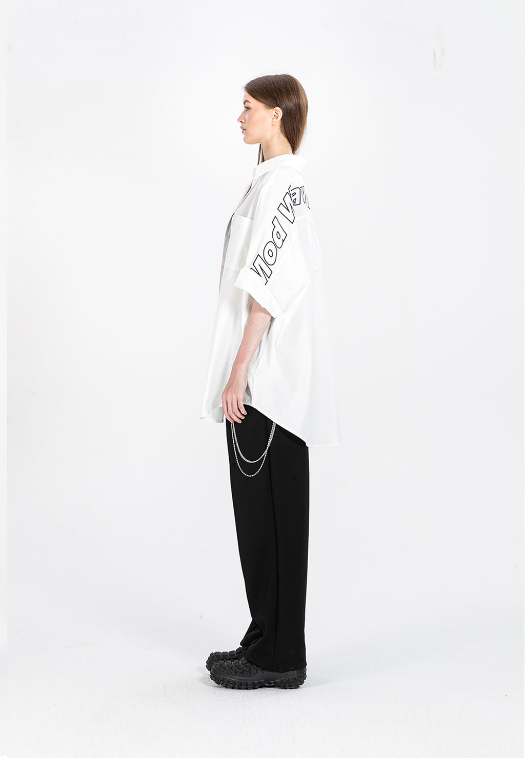 PANTALÓN DE PUNTO MWM CON CADENA