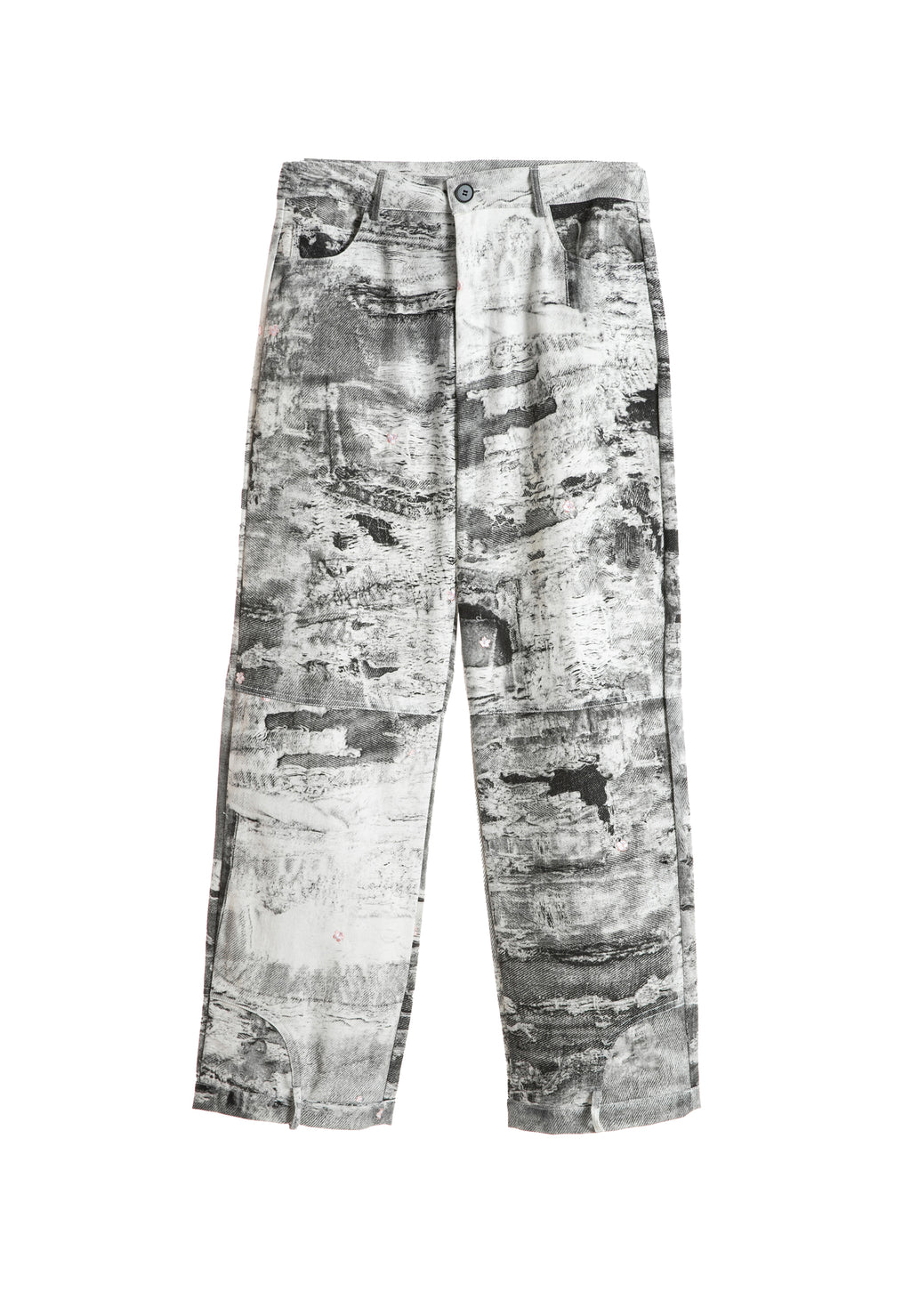 Pantalón vaquero con efecto desgastado | MWM