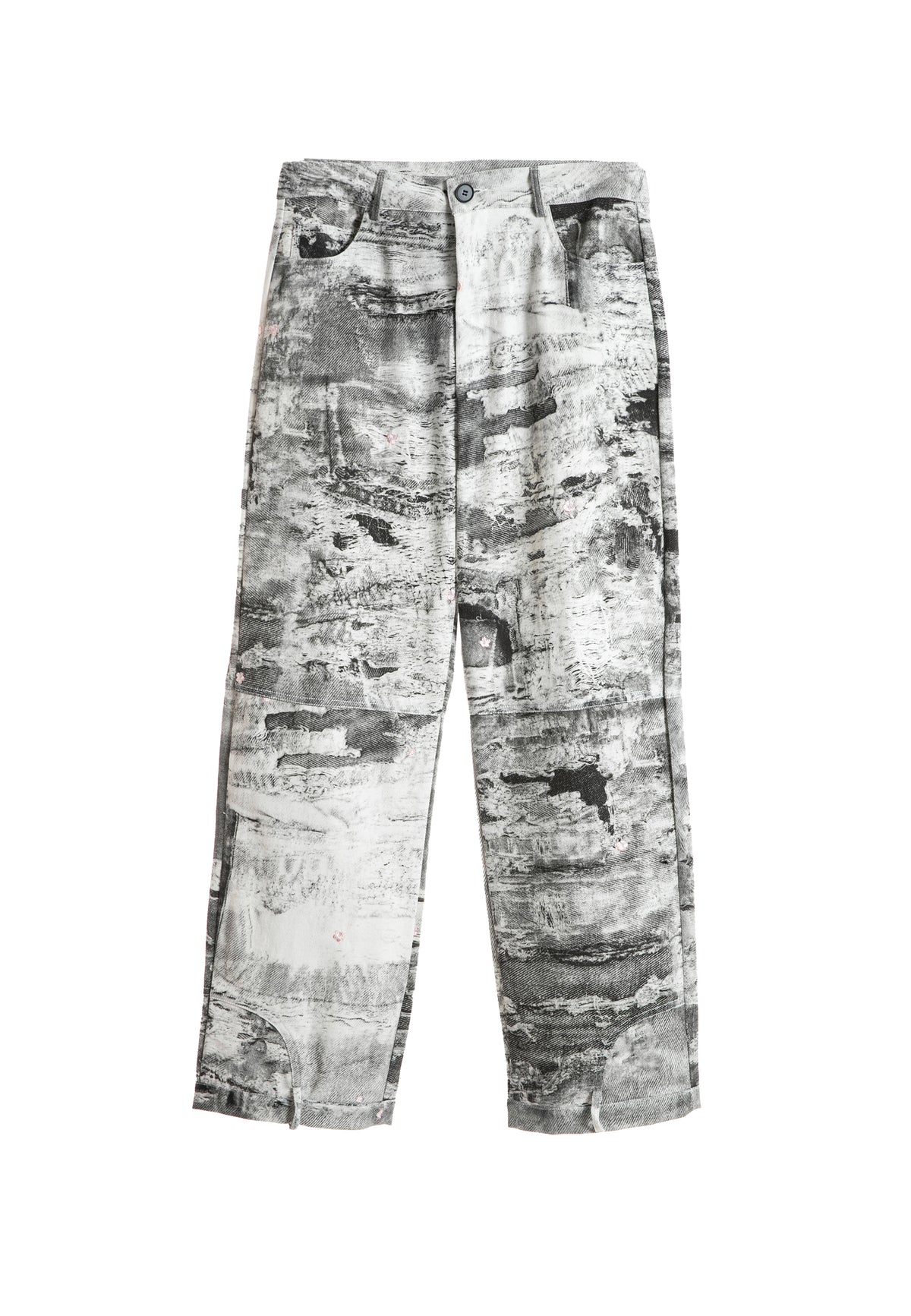 Pantalón vaquero con efecto desgastado | MWM