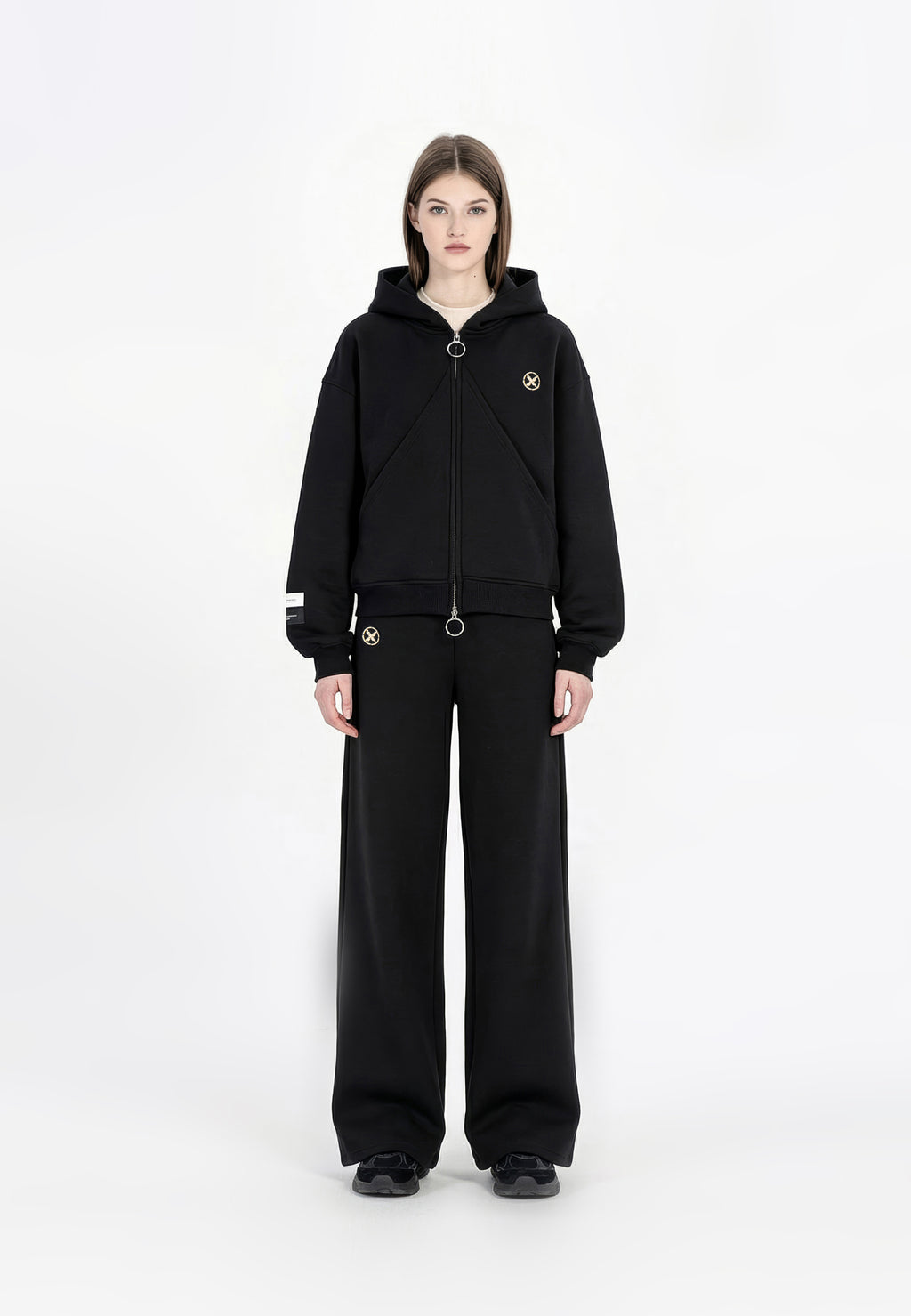 Sudadera oversize con bolsillos triangulares | MWM