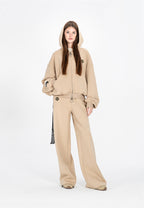Sudadera oversize con bolsillos triangulares | MWM