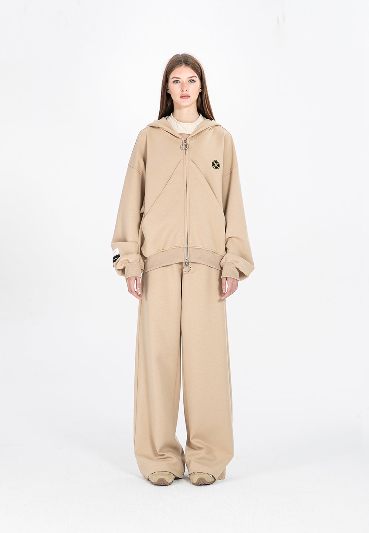 Sudadera oversize con bolsillos triangulares | MWM