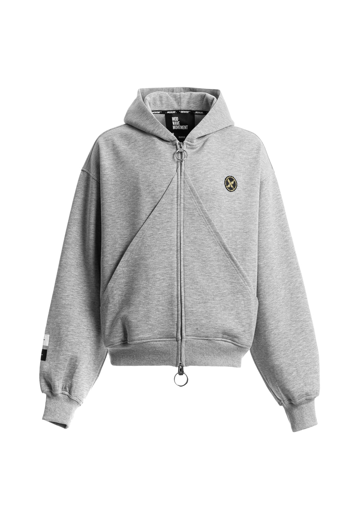 Sudadera oversize con bolsillos triangulares | MWM