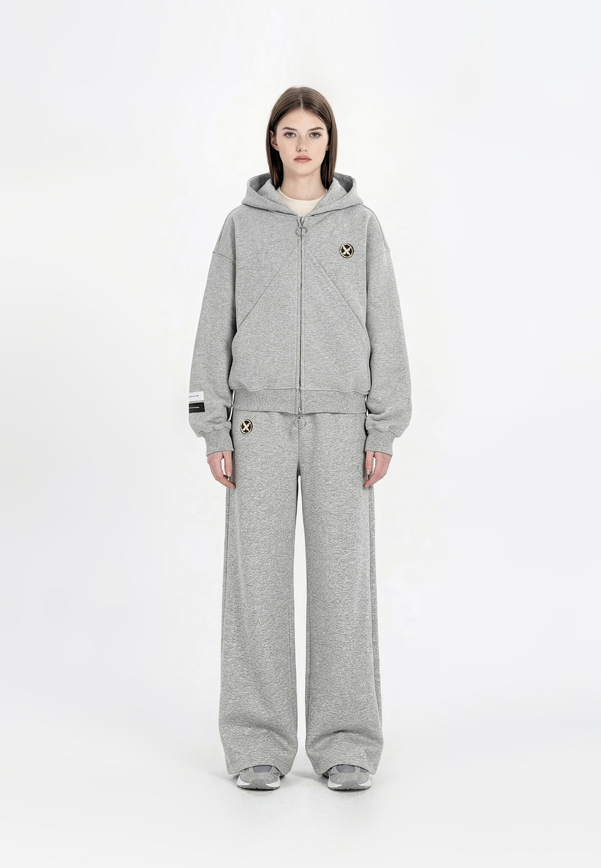 Sudadera oversize con bolsillos triangulares | MWM
