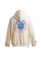 Sudadera con capucha con print de flor de almendro | MWM