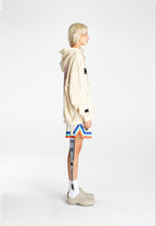 Sudadera con capucha con print de flor de almendro | MWM