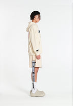 Sudadera con capucha con print de flor de almendro | MWM