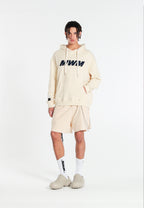 Sudadera con capucha con print de flor de almendro | MWM