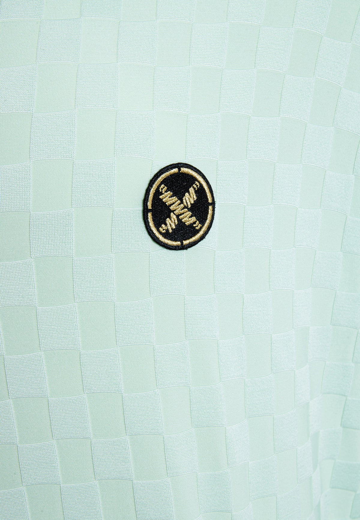 Chaqueta de media cremallera con textura de cuadros | MWM