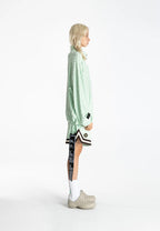 Chaqueta de media cremallera con textura de cuadros | MWM