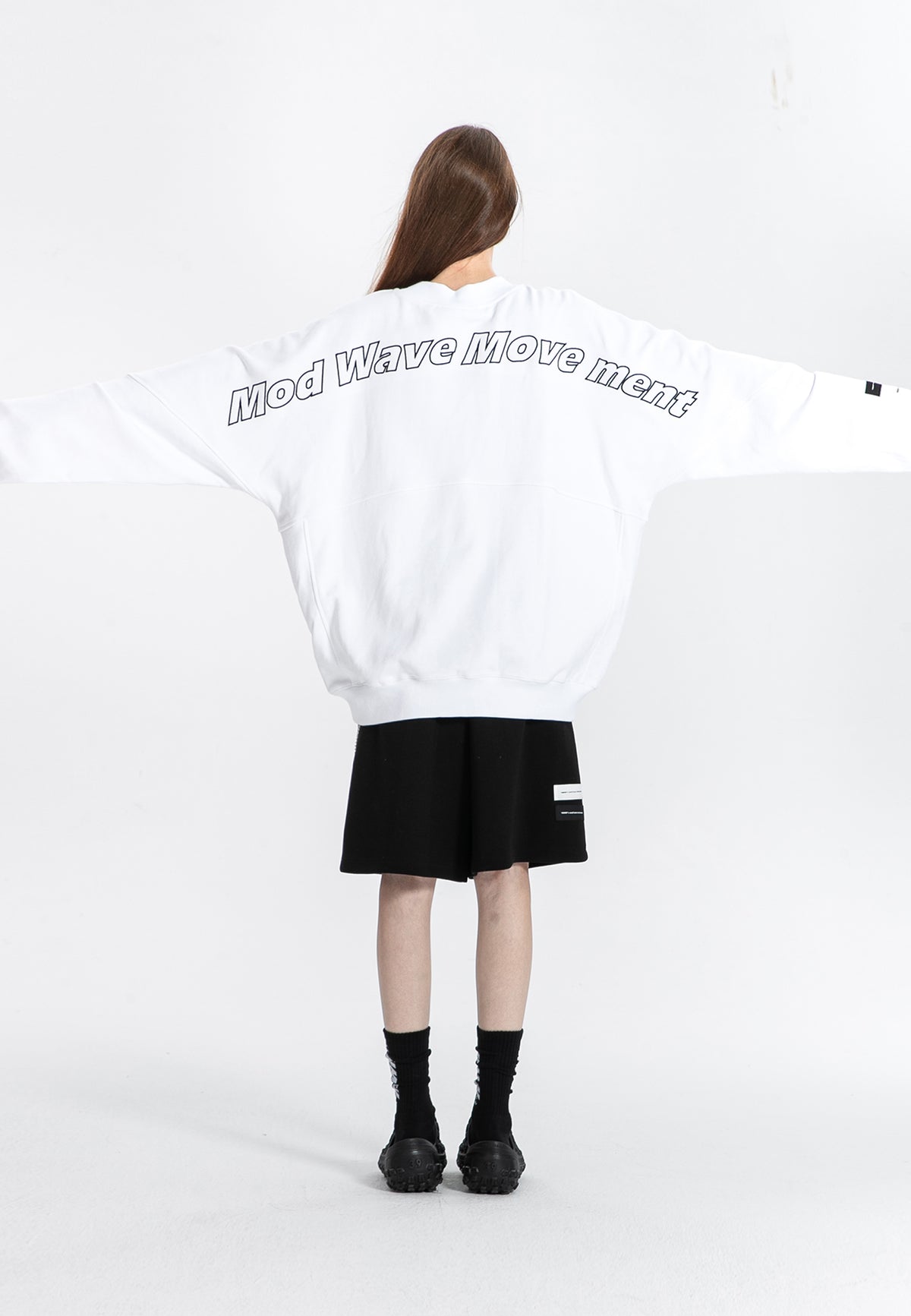 Sudadera oversize con logotipo | MWM