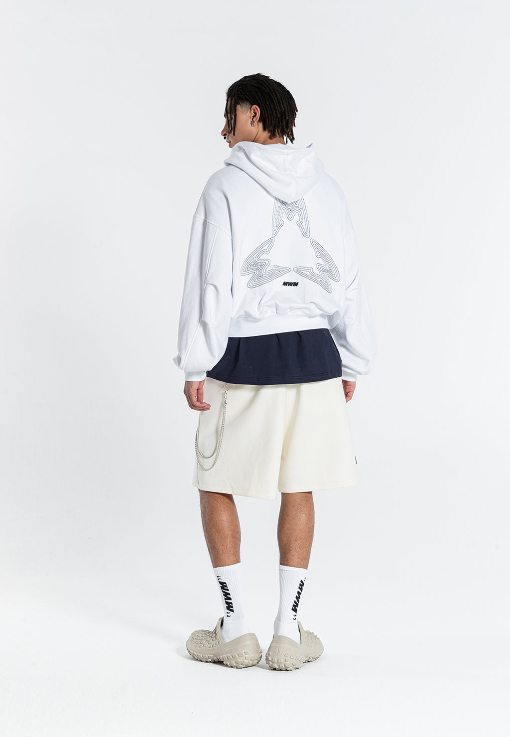 SUDADERA CON CAPUCHA LOGO MWM