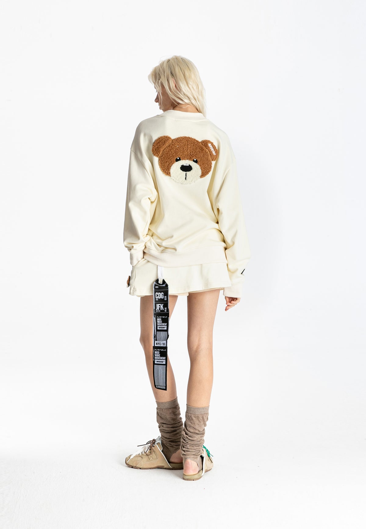 Sudadera con parche de oso Teddy | MWM