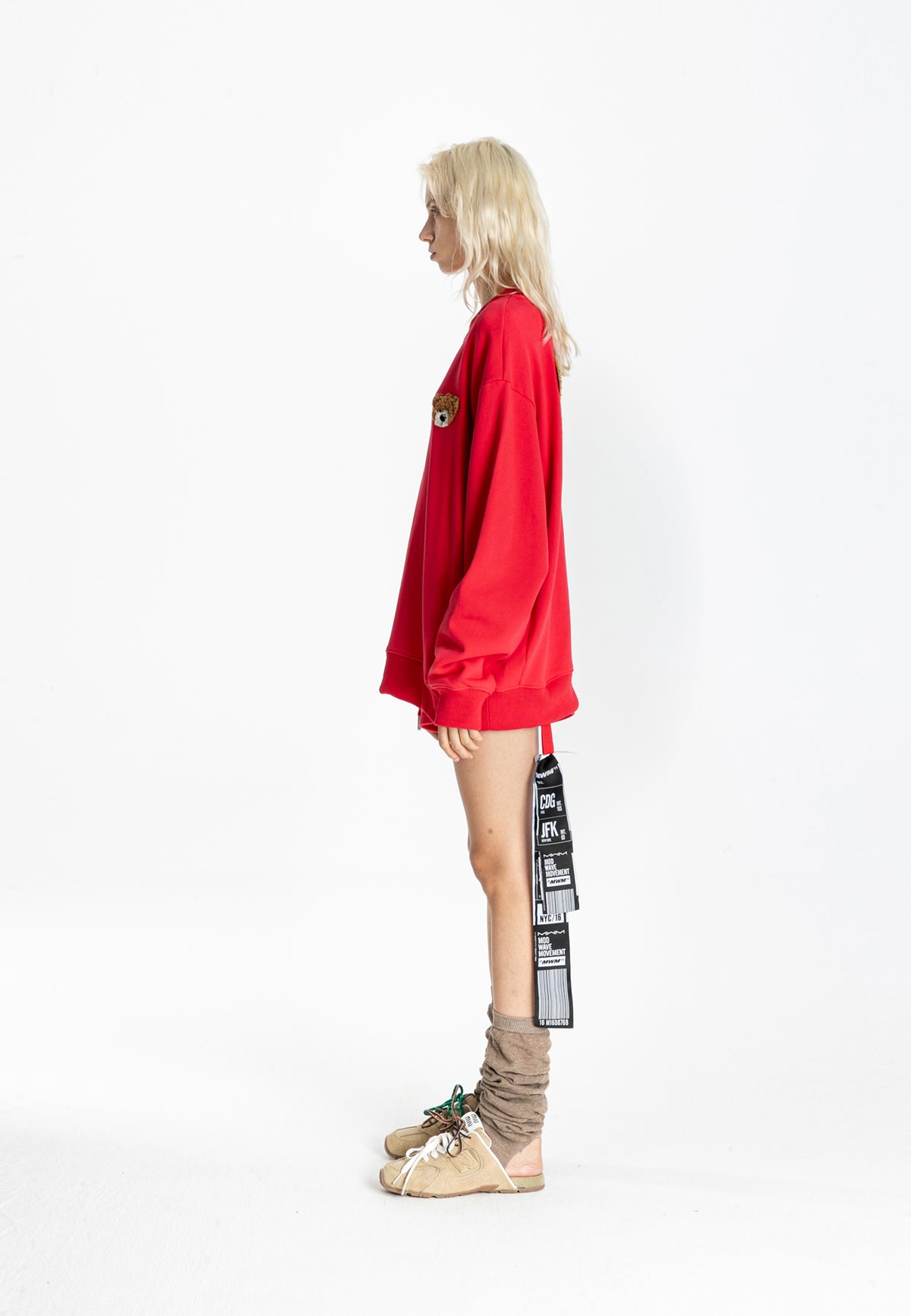 Sudadera con parche de oso Teddy | MWM