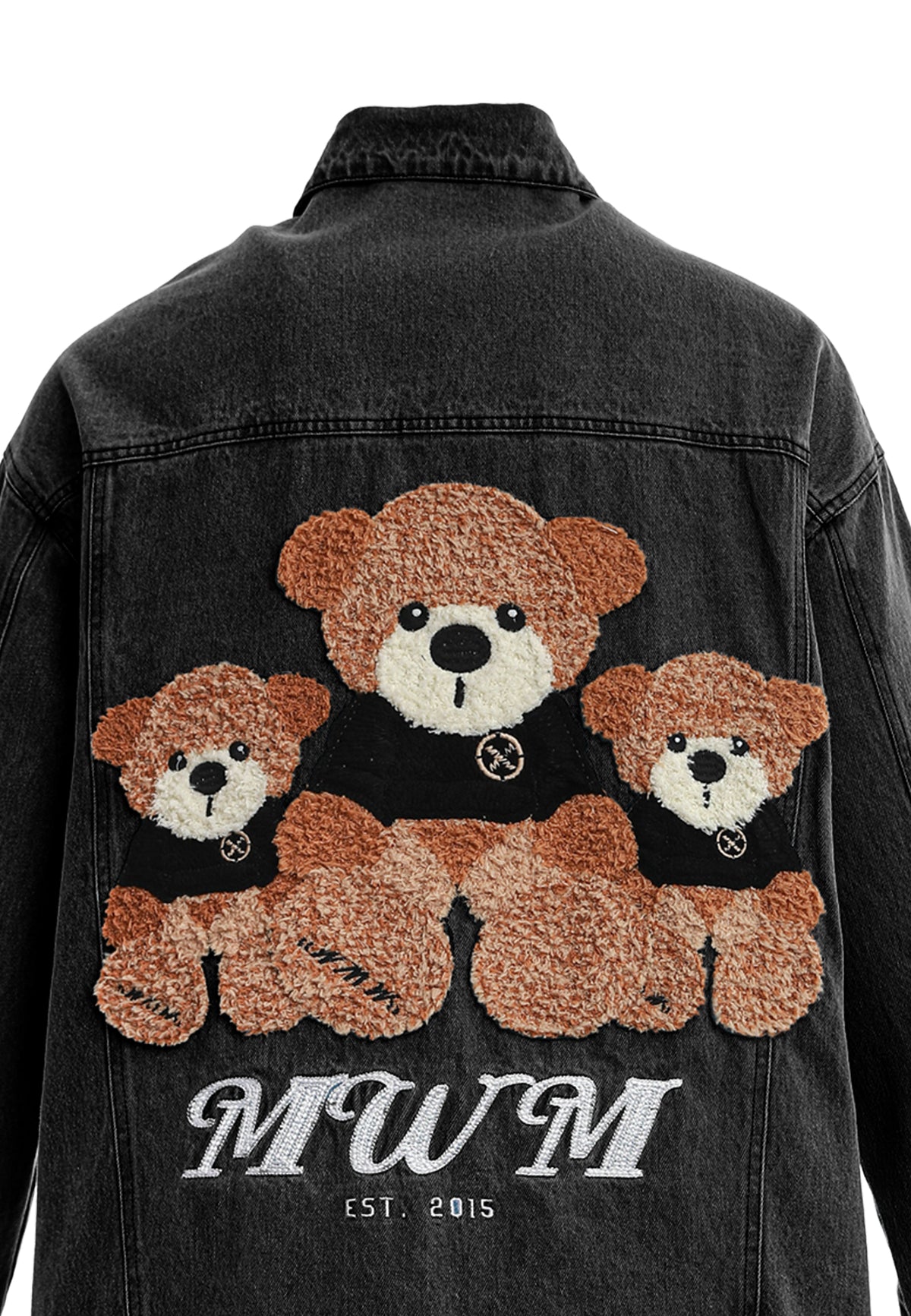 Chaqueta vaquera con parches de Oso Teddy | MWM
