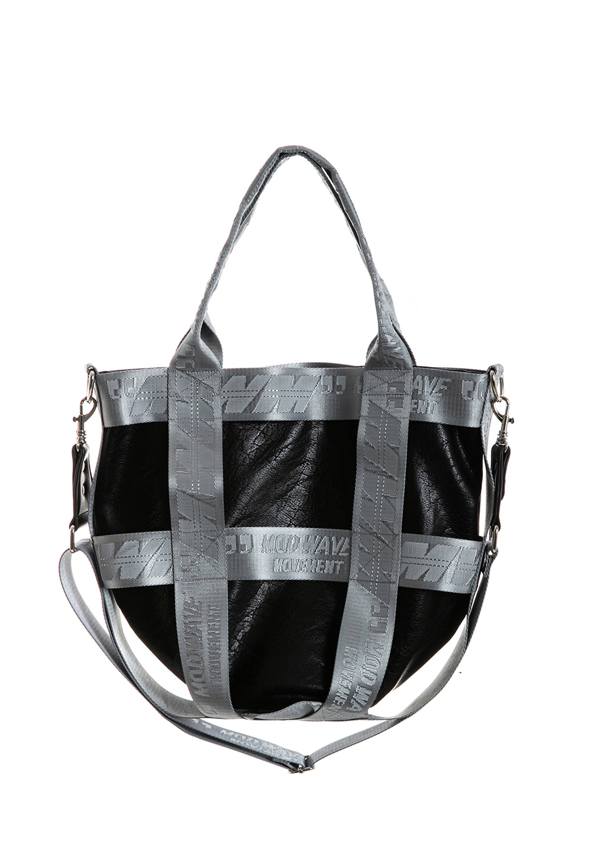 MWM FAUX LEATHER TOTE BAG