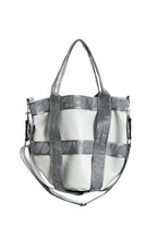 MWM FAUX LEATHER TOTE BAG