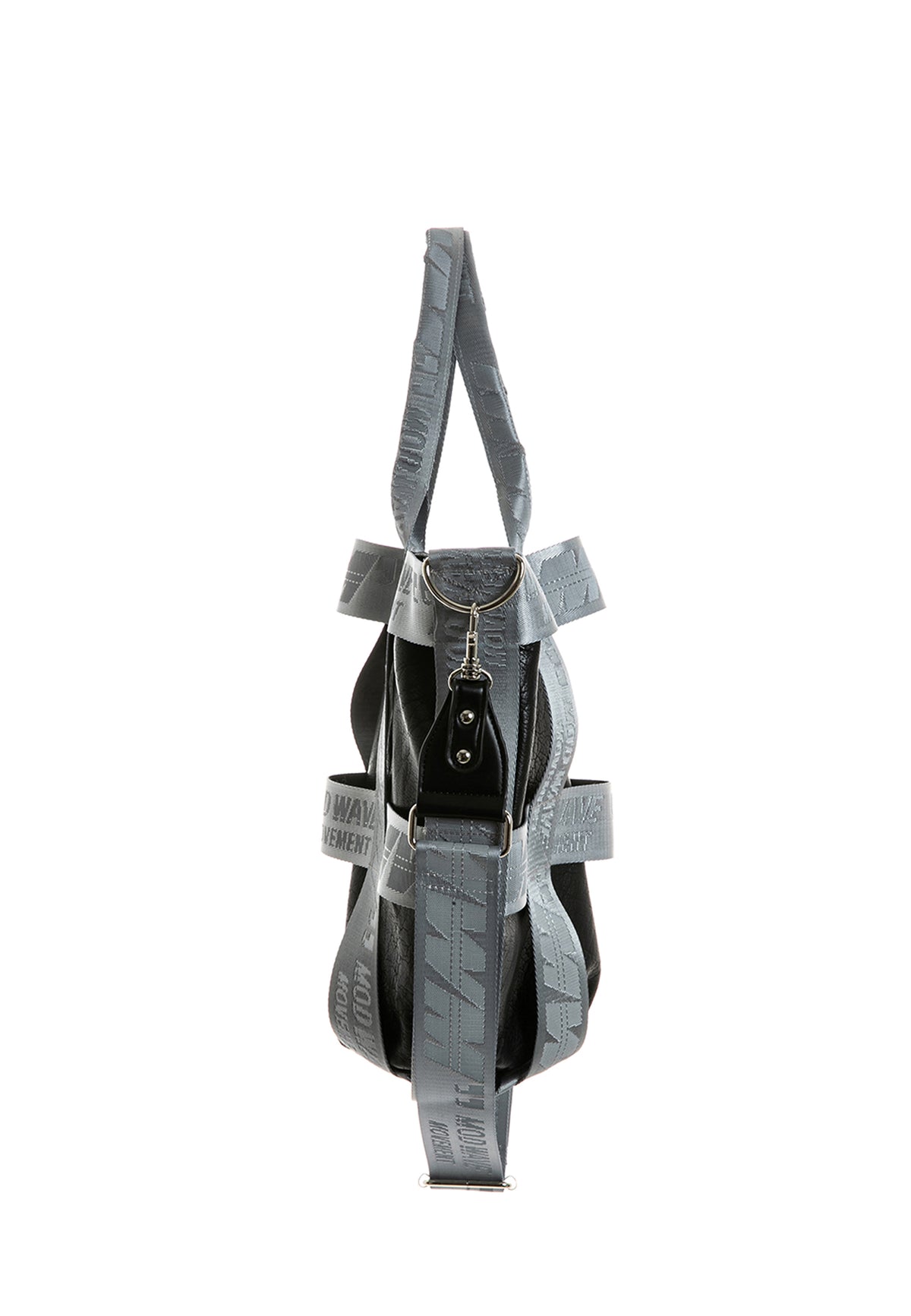 MWM FAUX LEATHER TOTE BAG